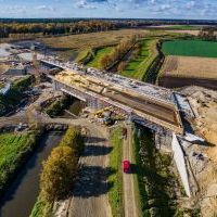 Budowa drogi S1 - Okolice Bijasowic i Zarzyny -3 listopada 2025 (zdjęcia z lotu ptaka) (5)