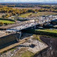 Budowa drogi S1 - Okolice Bijasowic i Zarzyny -3 listopada 2025 (zdjęcia z lotu ptaka) (2)