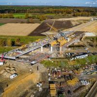 Budowa drogi S1 - Okolice Bijasowic i Zarzyny -3 listopada 2025 (zdjęcia z lotu ptaka) (1)