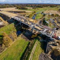 Budowa drogi S1 - Okolice Bijasowic i Zarzyny -3 listopada 2025 (zdjęcia z lotu ptaka) (17)