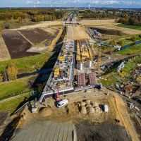 Budowa drogi S1 - Okolice Bijasowic i Zarzyny -3 listopada 2025 (zdjęcia z lotu ptaka) (15)
