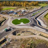 Budowa drogi S1 - Okolice Bijasowic i Zarzyny -3 listopada 2025 (zdjęcia z lotu ptaka) (11)