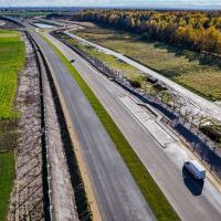 Budowa drogi S1 - Okolice Bijasowic i Zarzyny -3 listopada 2025 (zdjęcia z lotu ptaka) (10)