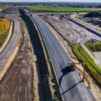 Budowa drogi S1 - Okolice Bijasowic i Zarzyny -3 listopada 2025 (zdjęcia z lotu ptaka) (11)