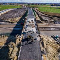 Budowa drogi S1 - Okolice Bijasowic i Zarzyny -3 listopada 2025 (zdjęcia z lotu ptaka) (10)
