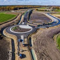 Budowa drogi S1 - Okolice Bijasowic i Zarzyny -3 listopada 2025 (zdjęcia z lotu ptaka) (5)