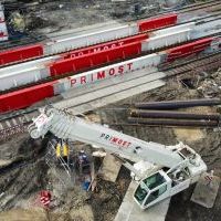 Budowa tunelu pod torami kolejowymi - listopad 2025 (3)