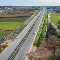 Budowa drogi S1 - Okolice Bijasowic i Zarzyny -21 listopada 2025 (zdjęcia z lotu ptaka) (14)