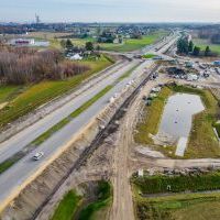 Budowa drogi S1 - Okolice Bijasowic i Zarzyny -21 listopada 2025 (zdjęcia z lotu ptaka) (13)