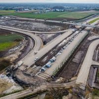 Budowa drogi S1 - Okolice Bijasowic i Zarzyny -21 listopada 2025 (zdjęcia z lotu ptaka) (7)