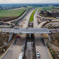 Budowa drogi S1 - Okolice Bijasowic i Zarzyny -21 listopada 2025 (zdjęcia z lotu ptaka) (6)