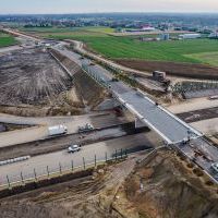 Budowa drogi S1 - Okolice Bijasowic i Zarzyny -21 listopada 2025 (zdjęcia z lotu ptaka) (5)