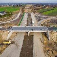 Budowa drogi S1 - Okolice Bijasowic i Zarzyny -21 listopada 2025 (zdjęcia z lotu ptaka) (3)