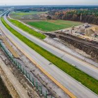 Budowa drogi S1 - Okolice Bijasowic i Zarzyny -21 listopada 2025 (zdjęcia z lotu ptaka) (2)