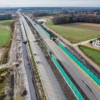 Budowa drogi S1 - Okolice Bijasowic i Zarzyny -21 listopada 2025 (zdjęcia z lotu ptaka) (20)