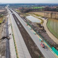 Budowa drogi S1 - Okolice Bijasowic i Zarzyny -21 listopada 2025 (zdjęcia z lotu ptaka) (19)