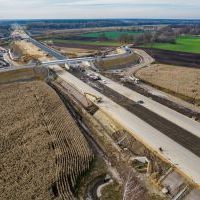 Budowa drogi S1 - Okolice Bijasowic i Zarzyny -21 listopada 2025 (zdjęcia z lotu ptaka) (16)