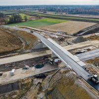 Budowa drogi S1 - Okolice Bijasowic i Zarzyny -21 listopada 2025 (zdjęcia z lotu ptaka) (14)
