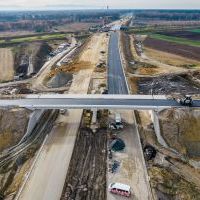 Budowa drogi S1 - Okolice Bijasowic i Zarzyny -21 listopada 2025 (zdjęcia z lotu ptaka) (13)