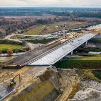 Budowa drogi S1 - Okolice Bijasowic i Zarzyny -21 listopada 2025 (zdjęcia z lotu ptaka) (10)
