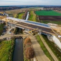 Budowa drogi S1 - Okolice Bijasowic i Zarzyny -21 listopada 2025 (zdjęcia z lotu ptaka) (7)