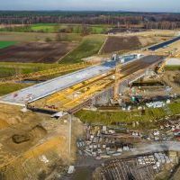 Budowa drogi S1 - Okolice Bijasowic i Zarzyny -21 listopada 2025 (zdjęcia z lotu ptaka) (4)