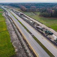 Budowa drogi S1 - Okolice Bijasowic i Zarzyny -21 listopada 2025 (zdjęcia z lotu ptaka) (11)