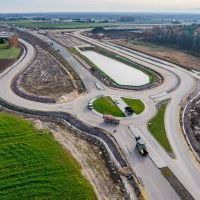 Budowa drogi S1 - Okolice Bijasowic i Zarzyny -21 listopada 2025 (zdjęcia z lotu ptaka) (8)