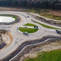 Budowa drogi S1 - Okolice Bijasowic i Zarzyny -21 listopada 2025 (zdjęcia z lotu ptaka) (2)