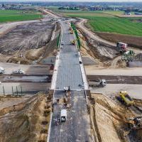 Budowa drogi S1 - Okolice Bijasowic i Zarzyny -21 listopada 2025 (zdjęcia z lotu ptaka) (13)