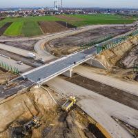 Budowa drogi S1 - Okolice Bijasowic i Zarzyny -21 listopada 2025 (zdjęcia z lotu ptaka) (12)