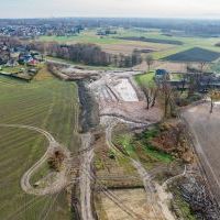 Budowa drogi S1 - Okolice Bijasowic i Zarzyny -21 listopada 2025 (zdjęcia z lotu ptaka) (2)