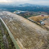 Budowa drogi S1 - Kosztowy - Bieruń - grudzień 2025 (zdjęcia z lotu ptaka) (10)