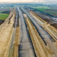 Budowa drogi S1 - Kosztowy - Bieruń - grudzień 2025 (zdjęcia z lotu ptaka) (1)