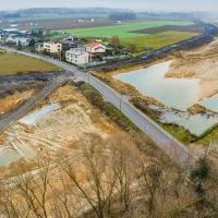 Budowa drogi S1 - Kosztowy - Bieruń - grudzień 2025 (zdjęcia z lotu ptaka) (18)