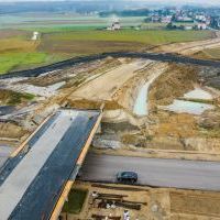 Budowa drogi S1 - Kosztowy - Bieruń - grudzień 2025 (zdjęcia z lotu ptaka) (16)