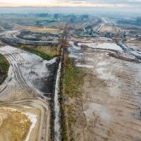 Budowa drogi S1 - Kosztowy - Bieruń - grudzień 2025 (zdjęcia z lotu ptaka) (11)