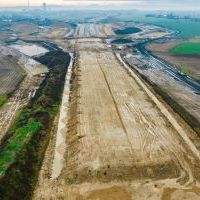 Budowa drogi S1 - Kosztowy - Bieruń - grudzień 2025 (zdjęcia z lotu ptaka) (2)