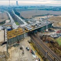 Budowa drogi S1 - Kosztowy - Bieruń - grudzień 2025 (zdjęcia z lotu ptaka) (9)