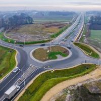 Budowa drogi S1 - Okolice Bijasowic i Zarzyny -grudzień 2025 (zdjęcia z lotu ptaka) (6)