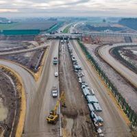 Budowa drogi S1 - Okolice Bijasowic i Zarzyny -grudzień 2025 (zdjęcia z lotu ptaka) (15)