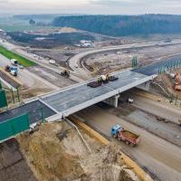 Budowa drogi S1 - Okolice Bijasowic i Zarzyny -grudzień 2025 (zdjęcia z lotu ptaka) (14)