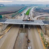 Budowa drogi S1 - Okolice Bijasowic i Zarzyny -grudzień 2025 (zdjęcia z lotu ptaka) (13)