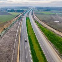 Budowa drogi S1 - Okolice Bijasowic i Zarzyny -grudzień 2025 (zdjęcia z lotu ptaka) (10)