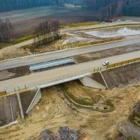 Budowa drogi S1 - Okolice Bijasowic i Zarzyny -grudzień 2025 (zdjęcia z lotu ptaka) (5)