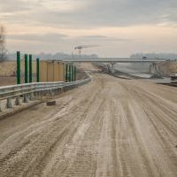 Budowa drogi S1 - Okolice Bijasowic i Zarzyny -grudzień 2025 (zdjęcia z lotu ptaka) (3)