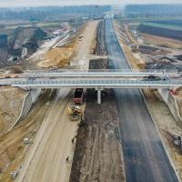 Budowa drogi S1 - Okolice Bijasowic i Zarzyny -grudzień 2025 (zdjęcia z lotu ptaka) (2)