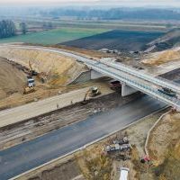 Budowa drogi S1 - Okolice Bijasowic i Zarzyny -grudzień 2025 (zdjęcia z lotu ptaka) (1)
