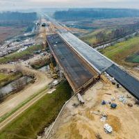 Budowa drogi S1 - Okolice Bijasowic i Zarzyny -grudzień 2025 (zdjęcia z lotu ptaka) (15)