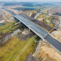 Budowa drogi S1 - Okolice Bijasowic i Zarzyny -grudzień 2025 (zdjęcia z lotu ptaka) (12)